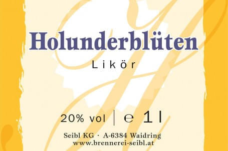 Holunderbluetenlikoer